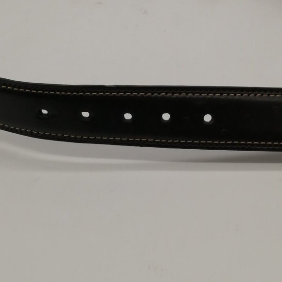 Nautica Womens Belt Brown Silver Buckle 1 Inch Wide Top Stitching 26‎ - Picture 4 of 6